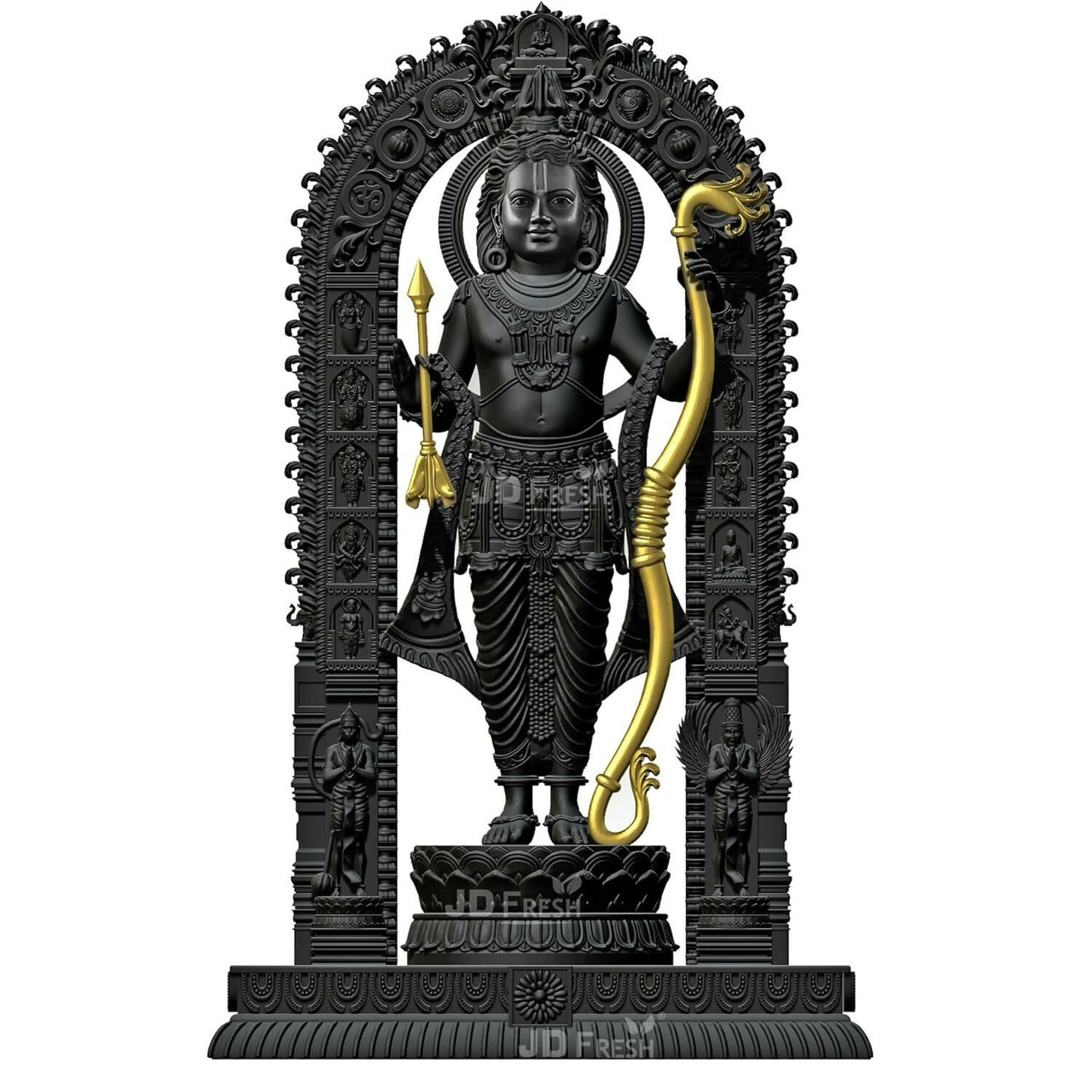 Jd Fresh Shree Ram Lalla Murti In Ayodhya Mandir Ramlalla Temple Idol - Distacart