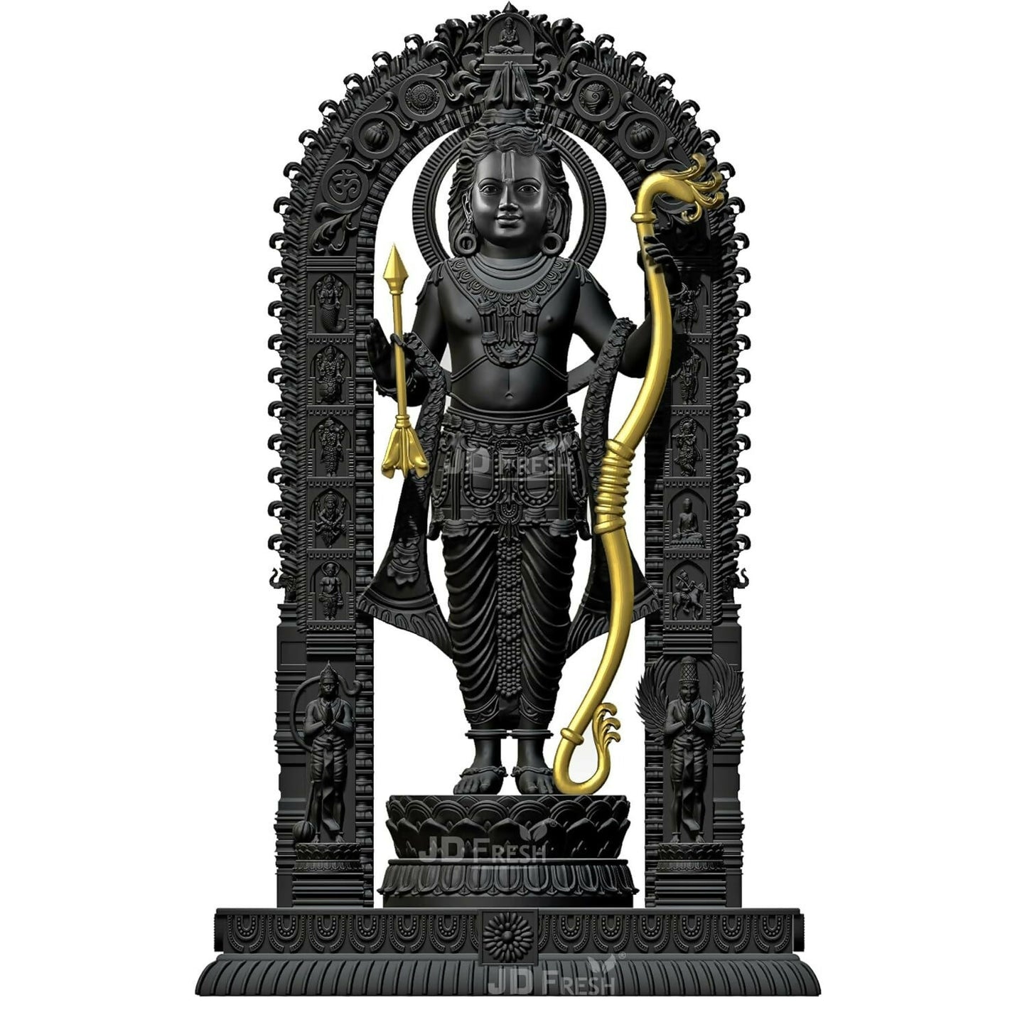 Jd Fresh Shree Ram Lalla Murti In Ayodhya Mandir Ramlalla Temple Idol - Distacart