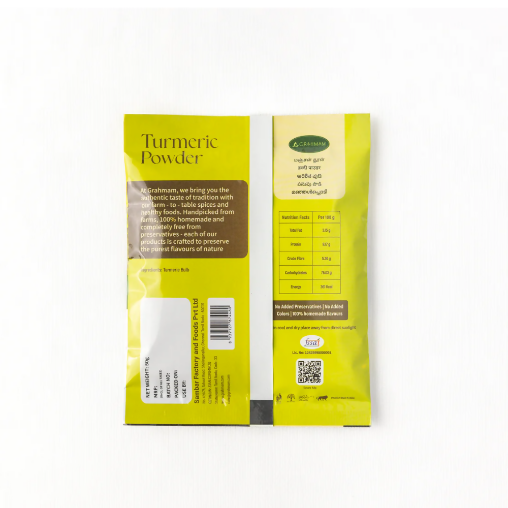 Grahmam Turmeric Powder - Distacart