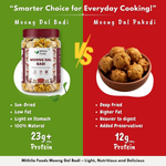 Thumbnail for Mithila Foods Moong Dal Badi Light Sun-Dried Mangodi - Distacart