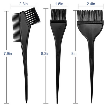 Bronson Professional Hair Dye Colouring Kit Brush And Bowl - Dista
