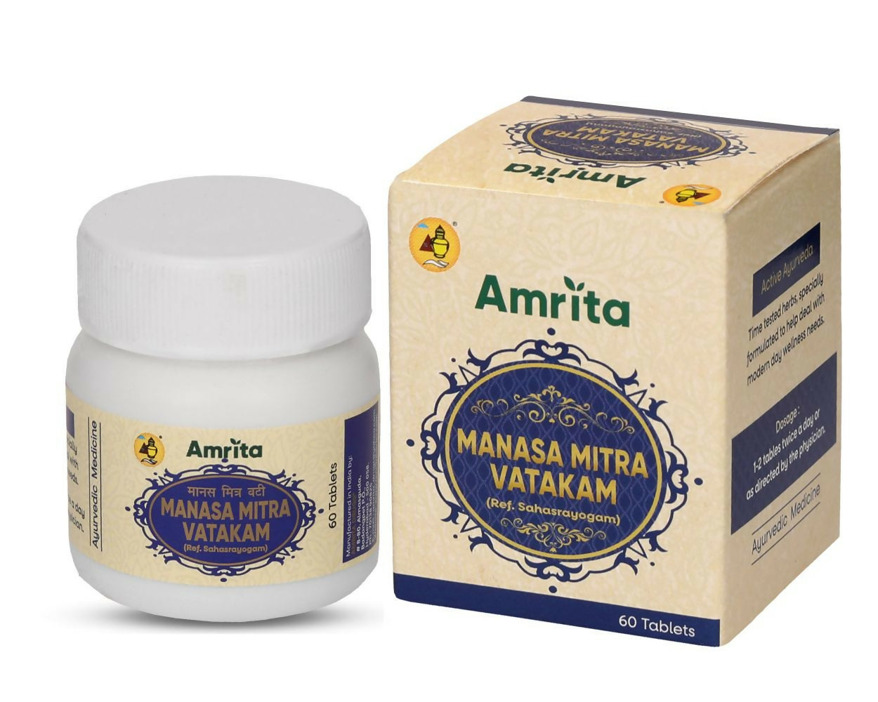 Amrita Manasa Mitra Vatakam Tablets - Distacart