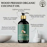 Thumbnail for Ivory Natural Wood Pressed Organic Coconut Oil , Premium Extra Virgin Oil - For Radiant Skin, Hair Wellness & Baby Care - Distacart