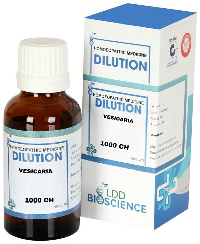 LDD Bioscience Homeopathy vesicaria Dilution - Distacart
