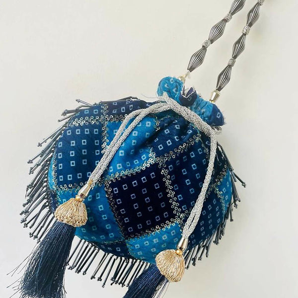 Joban Fashion Potli Bags - Blue