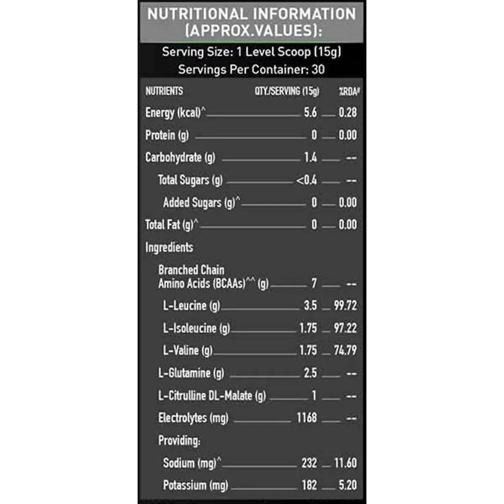 MuscleBlaze BCAA Pro Green Apple