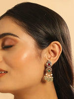 Thumbnail for Nuyug 18K Gold Plated Divine Gold Tone Beaded Long Necklace Set