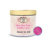 Thumbnail for hot hot pink edible lace 100g