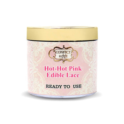 hot hot pink edible lace 100g