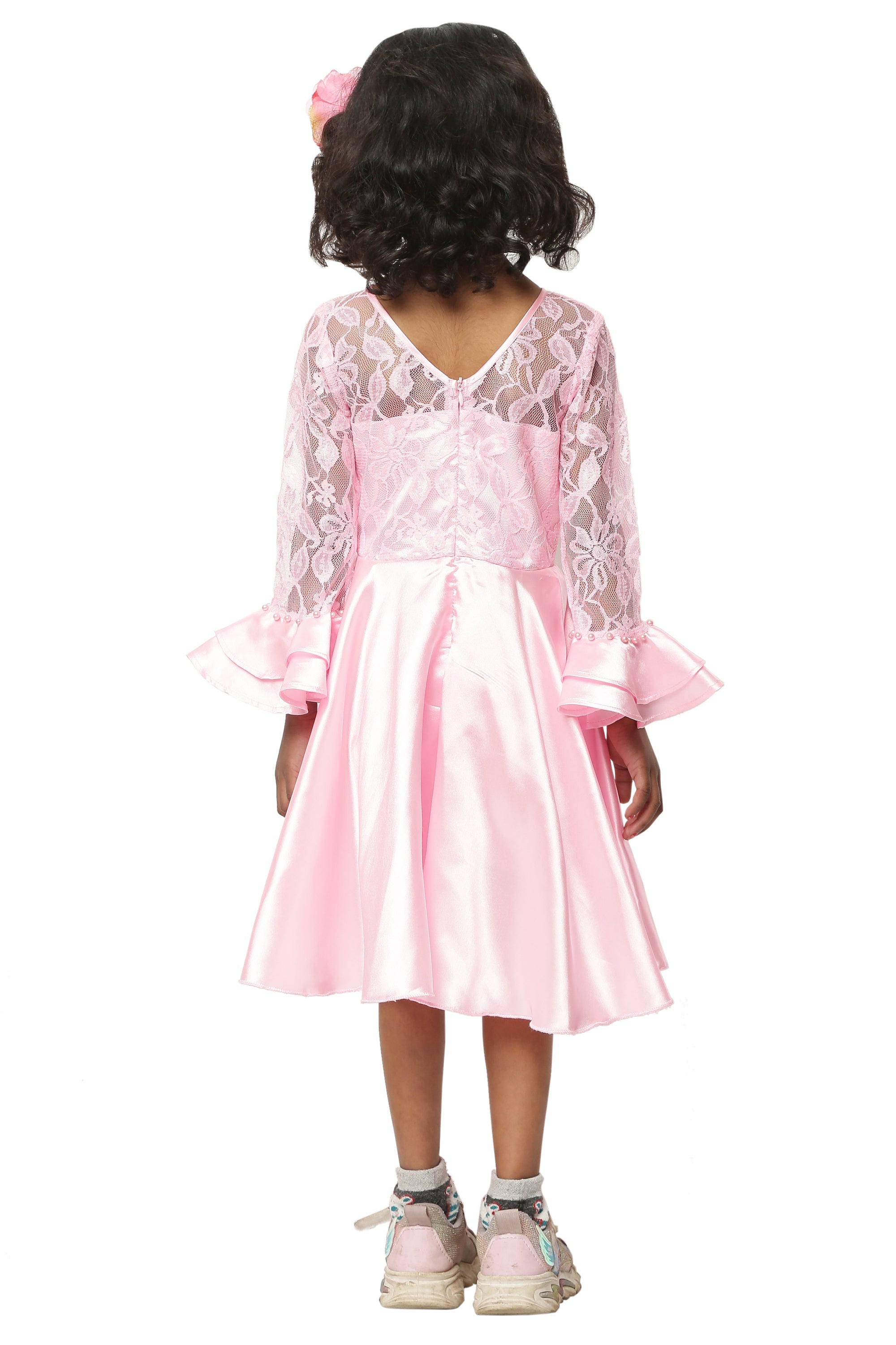Asmaani Kids Party Wear Stylish Dresses, Perfect for Parties, Functions & Vacations - Pink