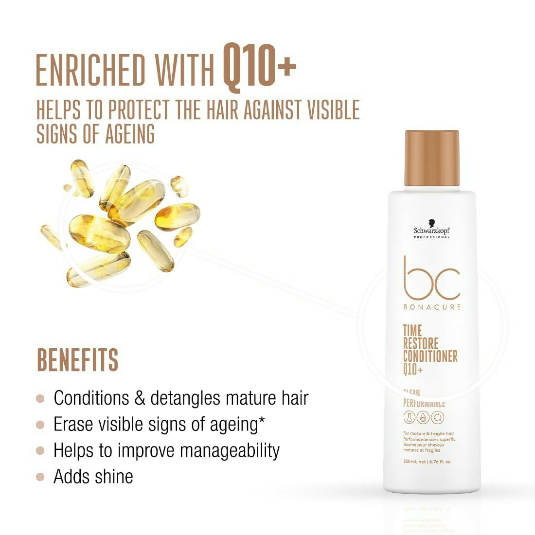 Schwarzkopf Professional Bonacure Q10 Time Restore Combo - Distacart