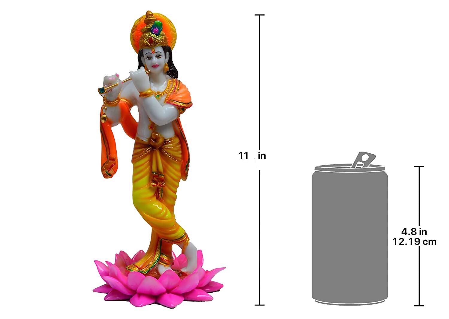 SN Handicrafts Standing Krishna Statue Idol - Distacart