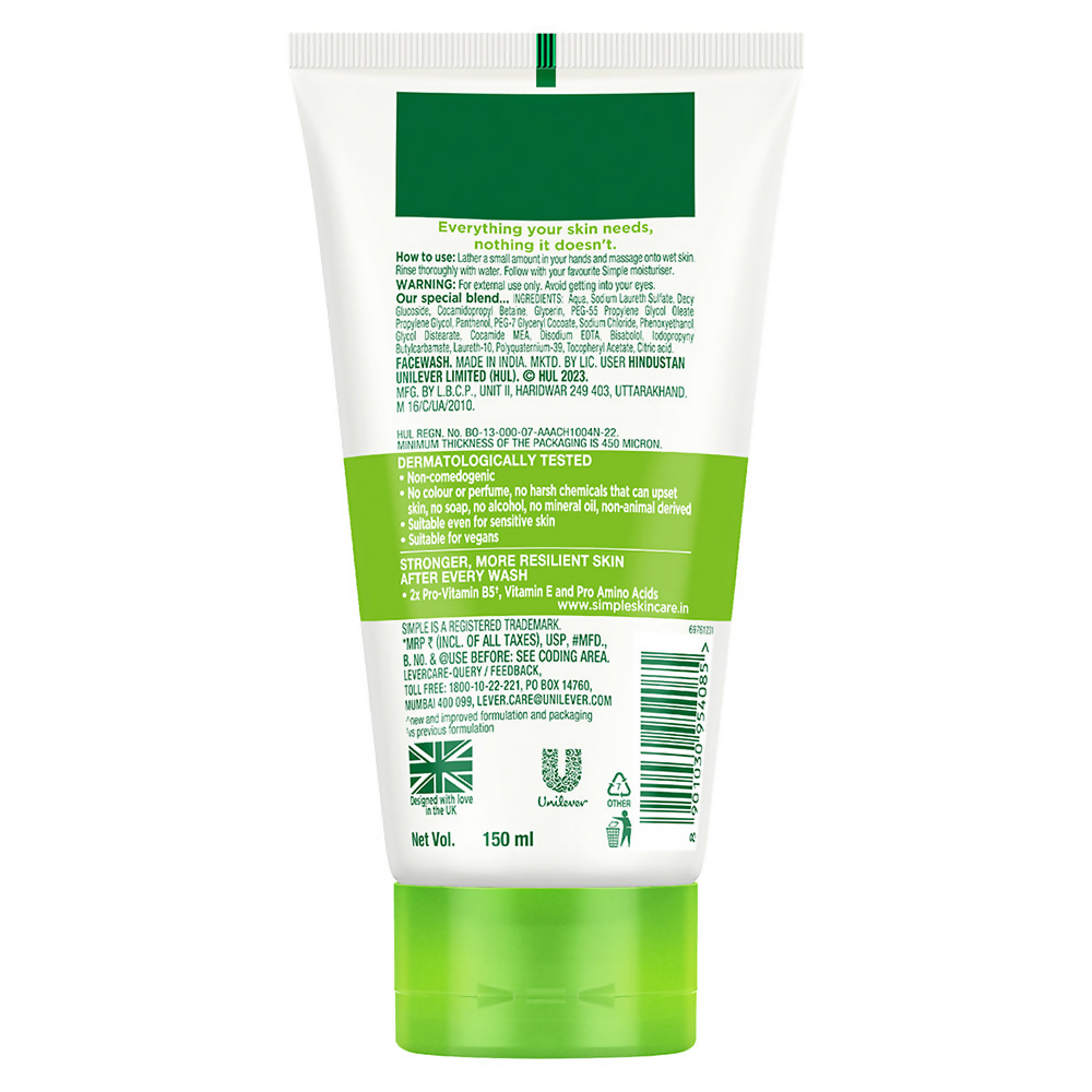 Simple Moisturising Facial Wash - Distacart