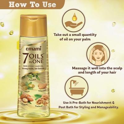 Emami 7 Oils in One Damage Control Hair Oil