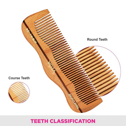 Vega Grooming Wooden Hair Comb - Handmade - Dista