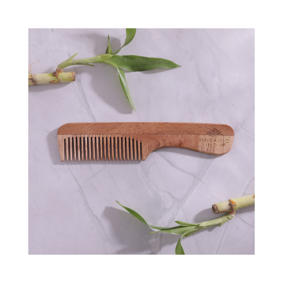 Organic India Neem Wooden Comb - Distacart