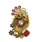Thumbnail for Joban Fashion Women Golden White Ruby Finger Ring - Distacart