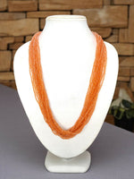 Thumbnail for Inhanns Crystal Beads Luxe Edition – Multi-Layered Necklace - Peach - Distacart