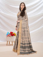 Thumbnail for Mitera Silk Blend Saree - Distacart
