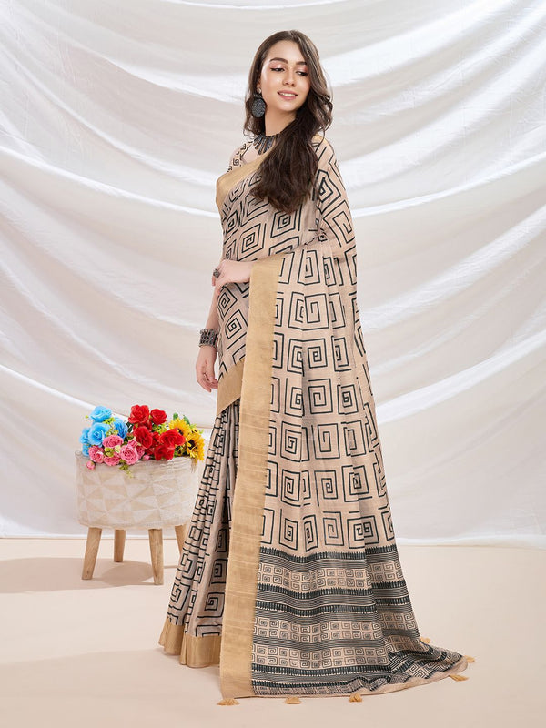 Mitera Silk Blend Saree - Distacart