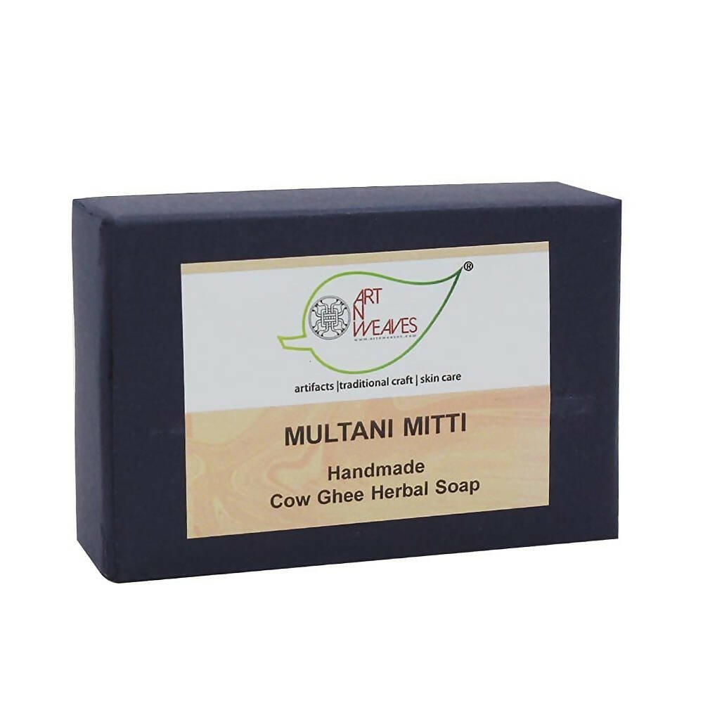 artNweaves Handmade Cow Ghee Herbal Multani Mitti Soap - Distacart