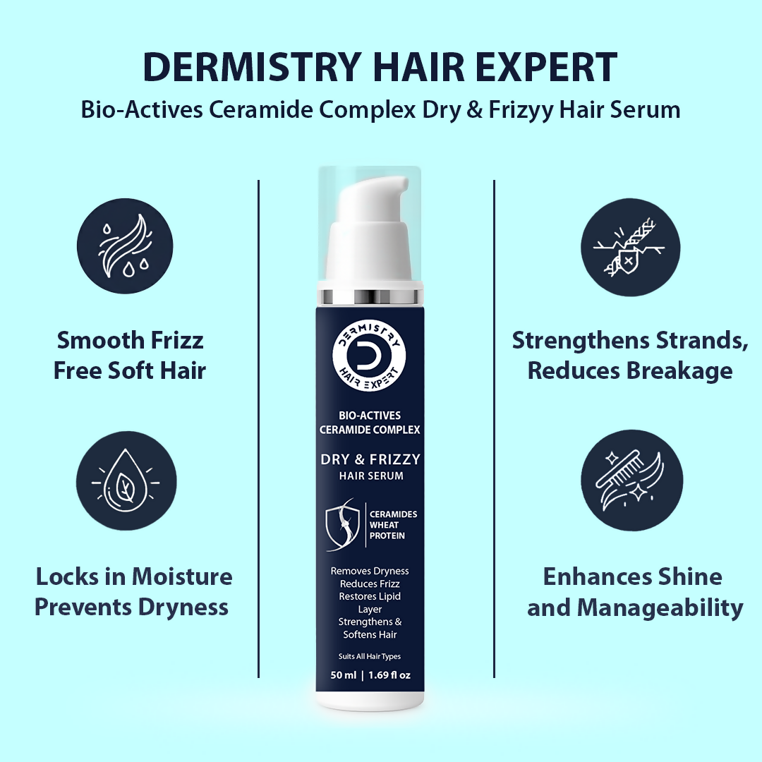 Dermistry Ceramides Hyaluronic Acid Protein Shampoo Mask & Serum - Distacart