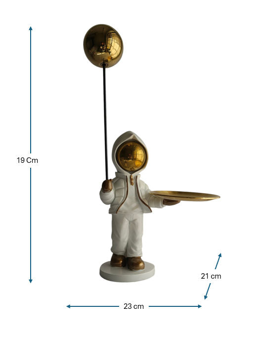 Sun Mun Decors Astronaut Platter With Balloon