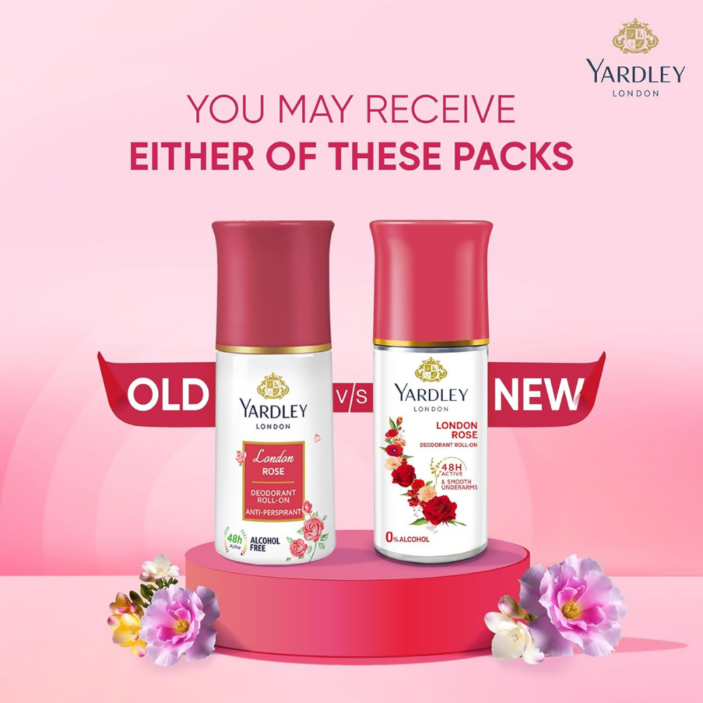 Yardley London Rose Underarm Deodorant Roll On - Dista
