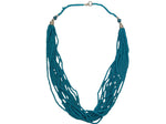 Thumbnail for Inhanns Bloom Handmade Beaded Only Necklace - 12 Layers - Sky Bule Necklace - Distacart