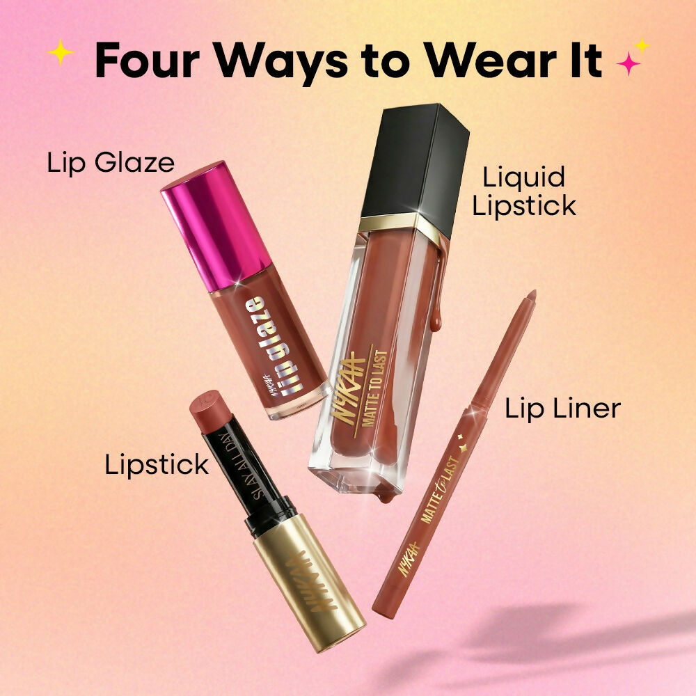Nykaa Matte To Last ! Transferproof Liquid Lipstick - Dilli - 07 - Dista