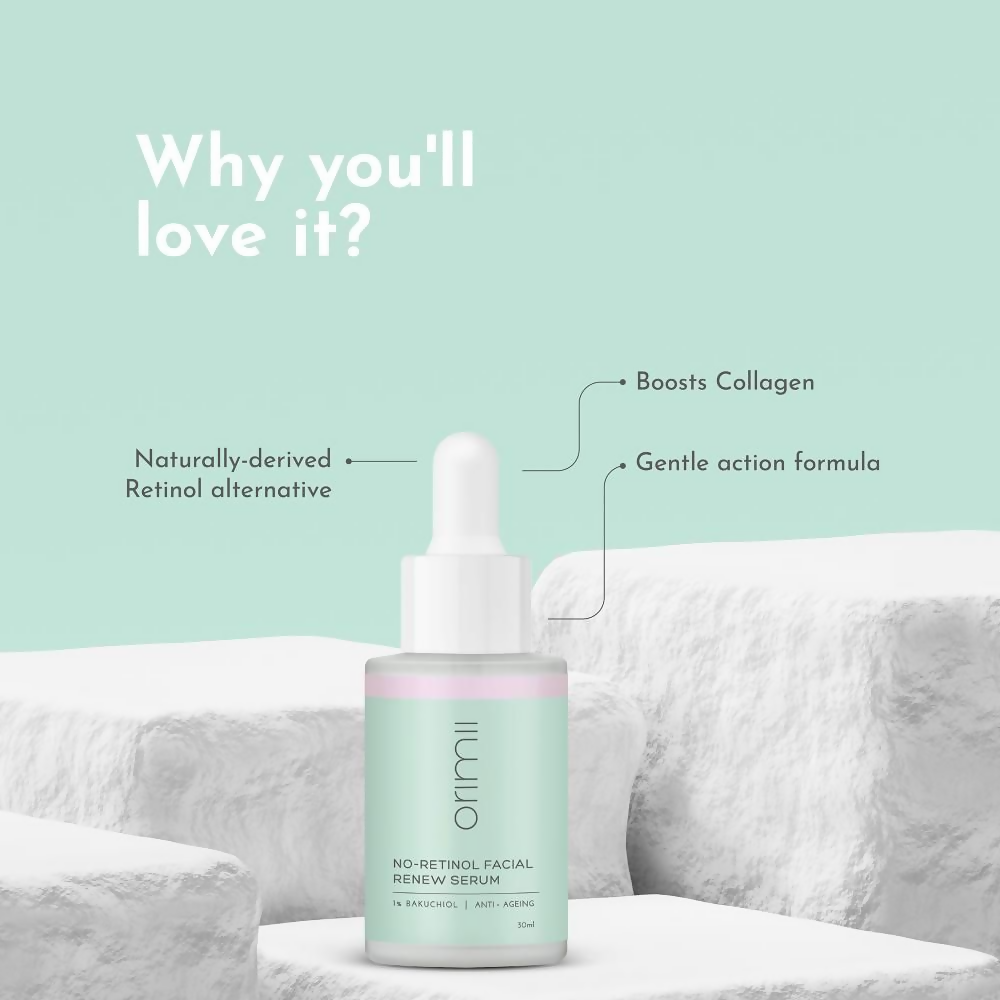 Orimii No Retinol Anti Ageing 1% Bakuchiol Face Serum - Distacart