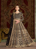 Anaita Black Embroidered Net Stitched Anarkali Suit - Distacart