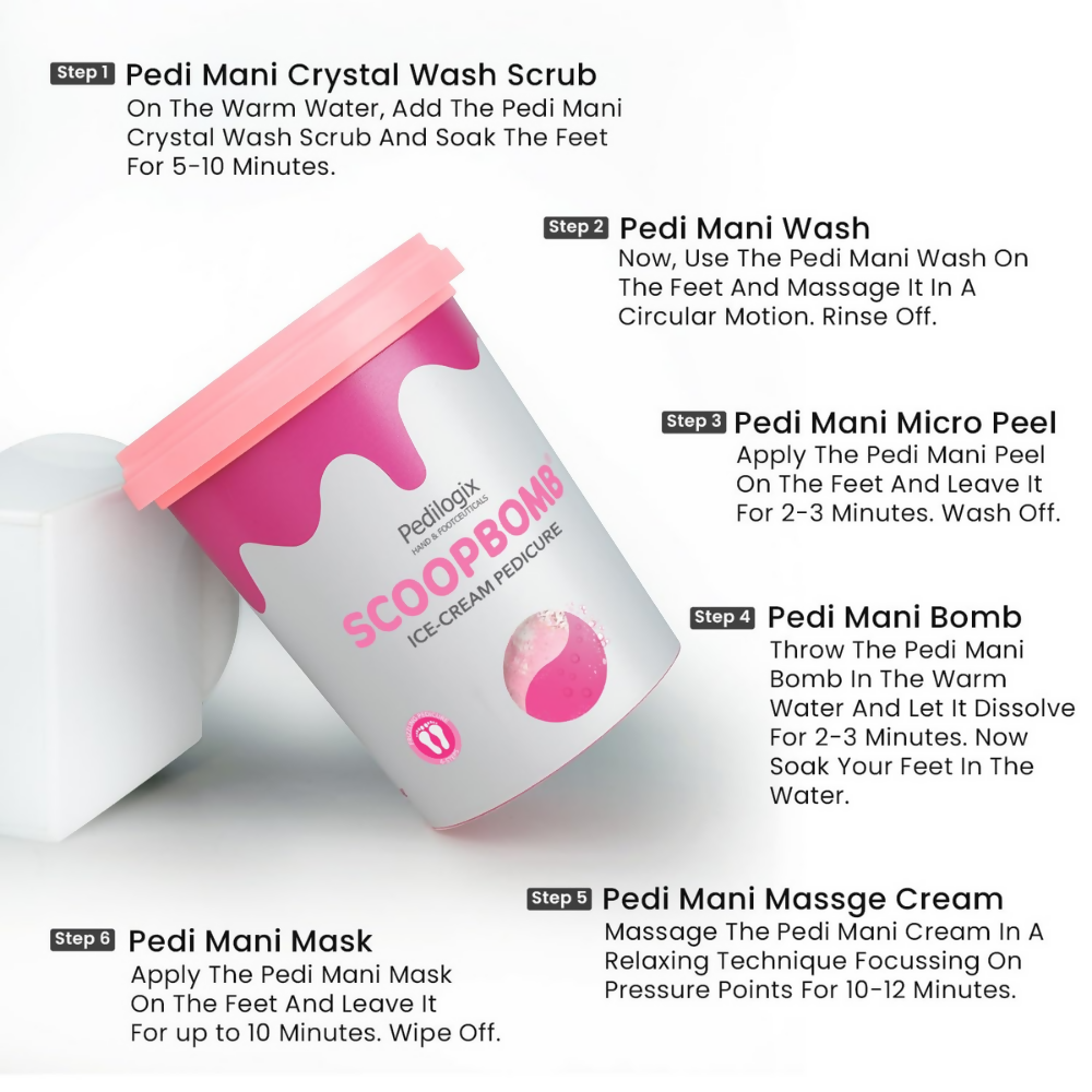 Professional O3+ Pedilogix Scoop Bomb Pedicure Gel - Dista