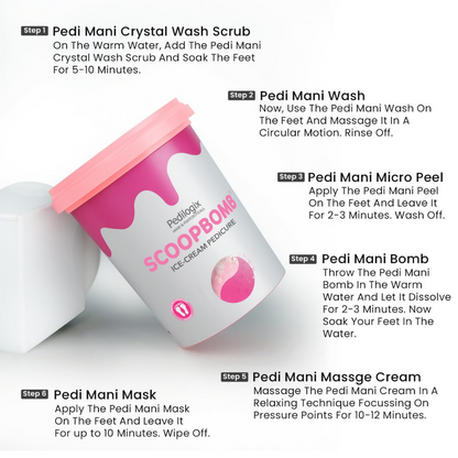 Professional O3+ Pedilogix Scoop Bomb Pedicure Gel - Dista