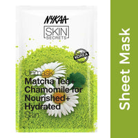 Thumbnail for Nykaa Skin Secrets Exotic Indulgence Matcha Tea+Chamomile Sheet Mask For Nourished & Hydrated Skin - Distacart