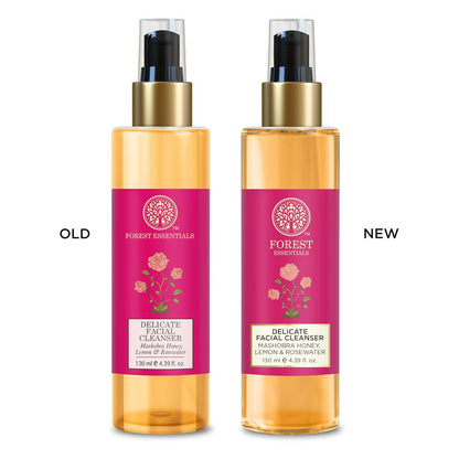 Forest Essentials Delicate Facial Cleanser - Honey, Lemon & Rosewater - Distacart