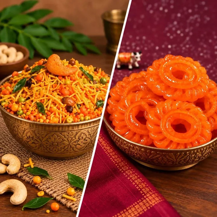 Tenali Ruchulu - Ghee Jangri + Navaratan Boondi