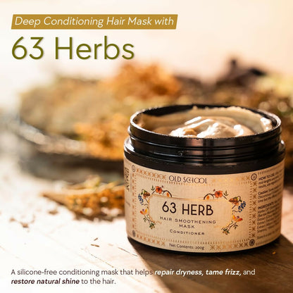 Old School Rituals 63-Herb Hair Smoothening Mask - Dista