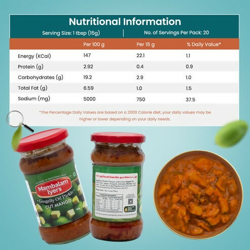 Mambalam Iyers Cut Mango Pickle - Distacart