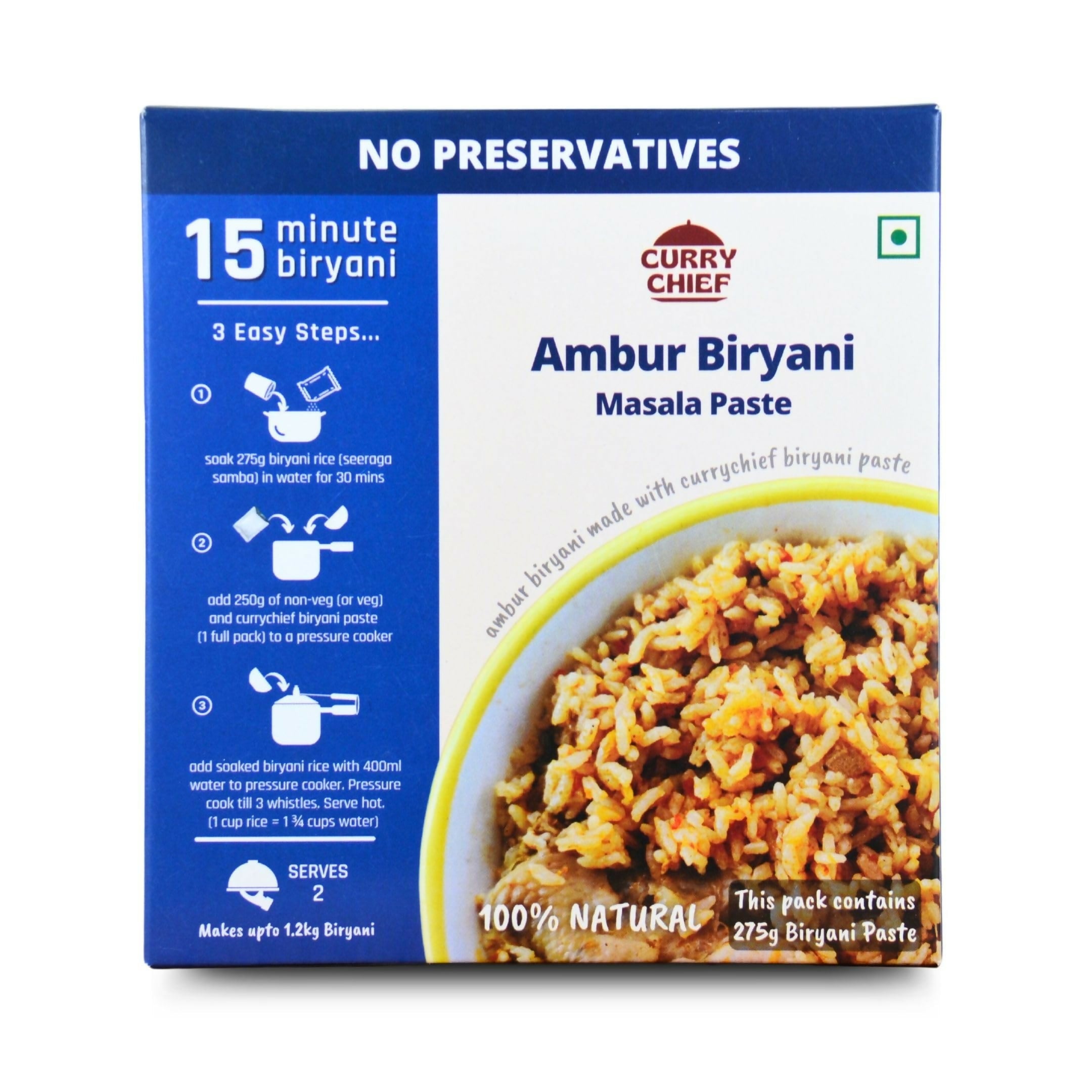 CurryChief Ambur Biryani Paste - Distacart