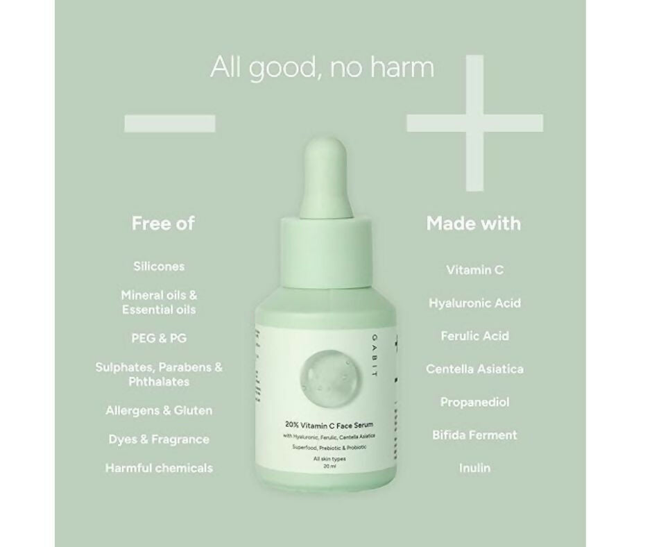 Gabit 20% Vitamin C Face Serum for Glowing Skin - Distacart