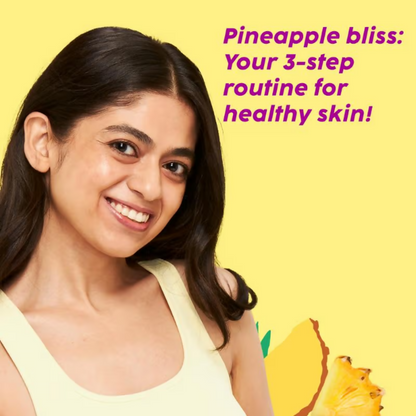 PLIX The Plant Fix Pineapple Depigmentation Regime With Toner, Cleanser & Moisturizer - Distacart