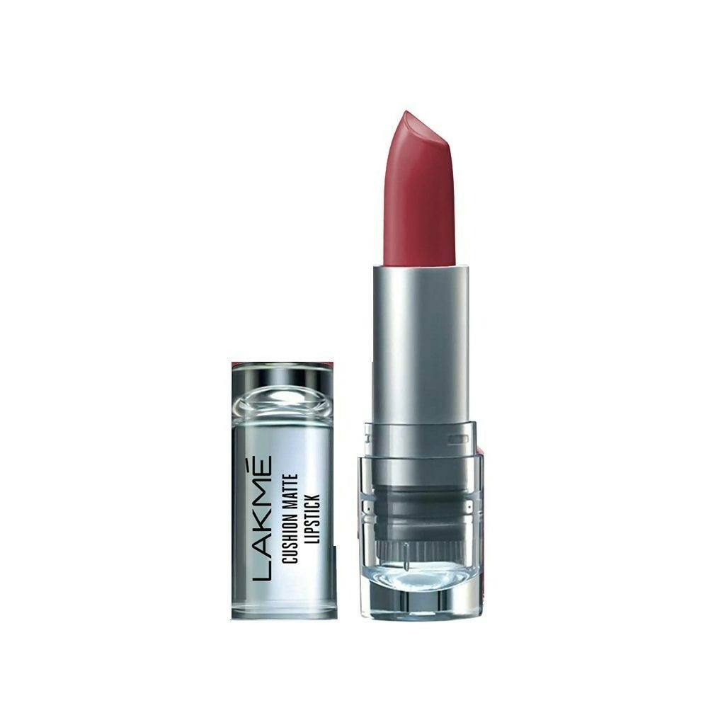 Lakme Cushion Matte Lipstick - Red Royale - Distacart