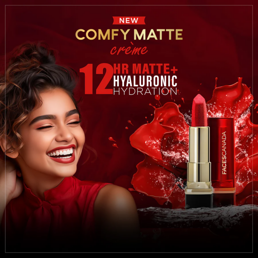 Faces Canada Comfy Matte Creme Lipstick - Make A Wish 20 - Distacart