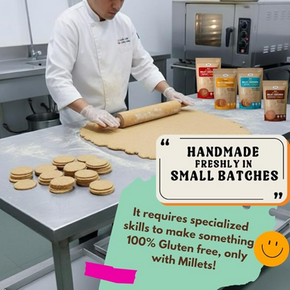 NIHKAN Ragi Millet Crackers - Dista
