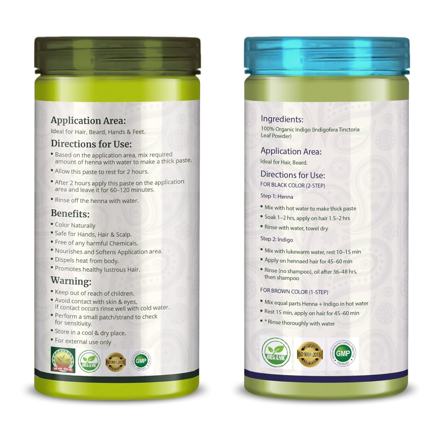 First Plant Natural Hair Dye Combo Pack For Black - Distacart