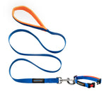Thumbnail for Waggety Dog Leash - Durable Blue Polyester, Length - 5Ft, Comfortable Grip, Stylish Pet Leash for Dogs