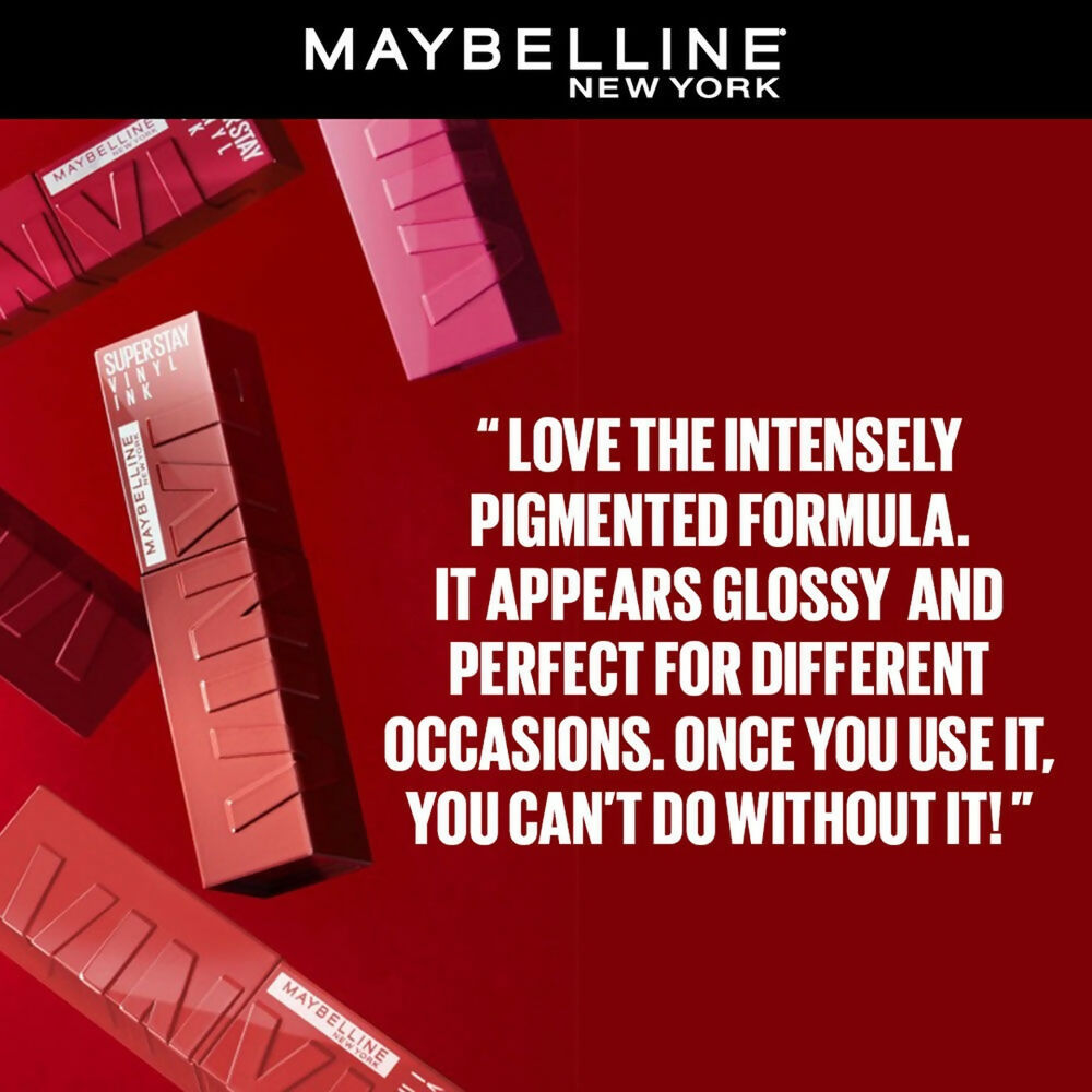 Maybelline New York Superstay Vinyl Ink Liquid Lipstick - Lippy - Distacart