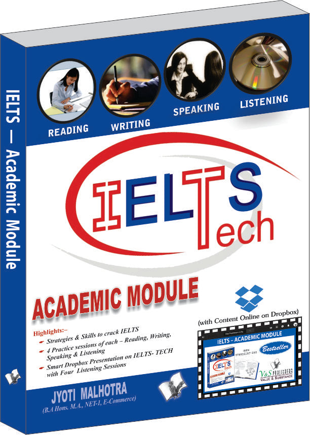 IELTS - Academic Module   (With Online Content on  Dropbox) by Jyoti Malhotra - Dista