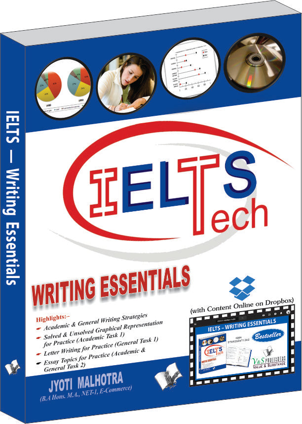IELTS - Writing Essentials  (With Online Content on  Dropbox) by Jyoti Malhotra - Dista